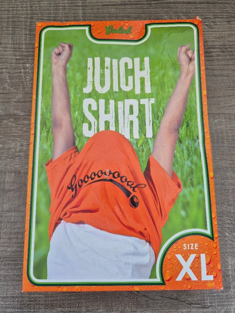 Te koop: Grolsch oranje juich shirt maat XL, Verzamelen, Ophalen of Verzenden, Nieuw, Overige typen, Grolsch