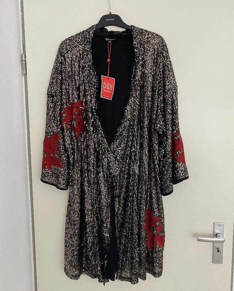 Didi kimono XL 42/44, Kleding | Dames, Maat 42/44 (L), Ophalen of Verzenden, Zo goed als nieuw, Rood