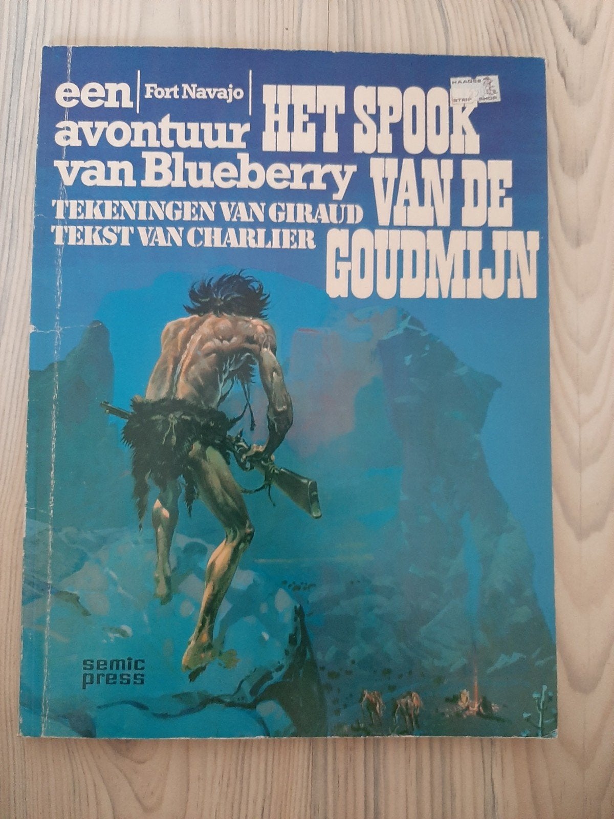 Fort Navajo: Het Spook van de Goudmijn - Blueberry Avontuur, Boeken, Eén stripboek, Ophalen of Verzenden, Gelezen, Giraud (tekeningen), Charlier (tekst)