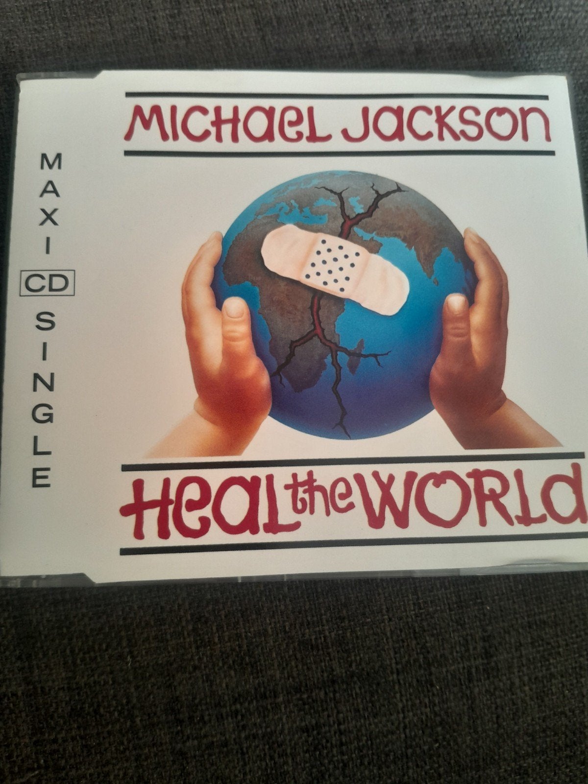 Michael Jackson Heal the world maxi cd single, Cd's en Dvd's, Ophalen of Verzenden, Zo goed als nieuw, Pop