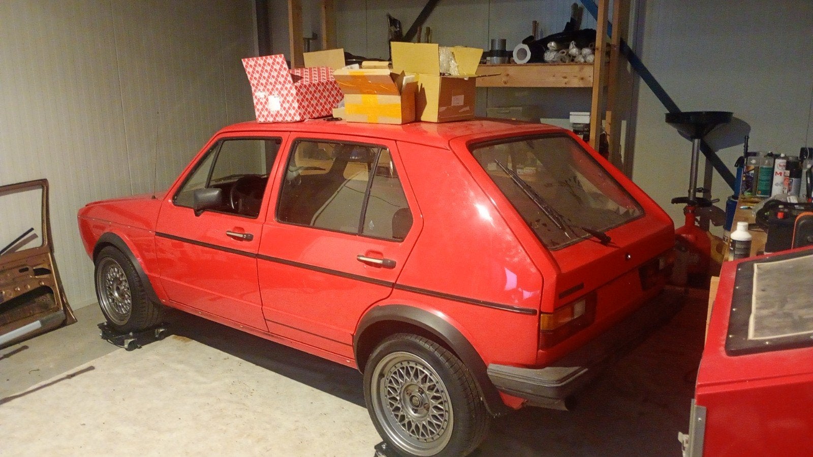 Golf 1 project auto of in onderdelen ,1983.  1.4 afh met car, Ophalen of Verzenden