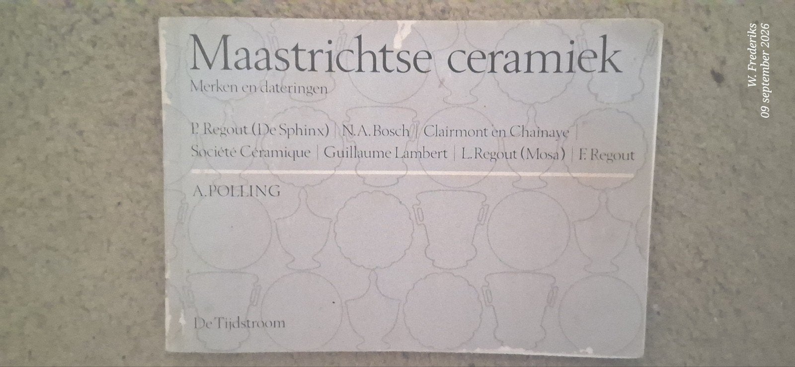 Maastrichtse ceramiek. A. Polling, Boeken, Ophalen of Verzenden, Gelezen