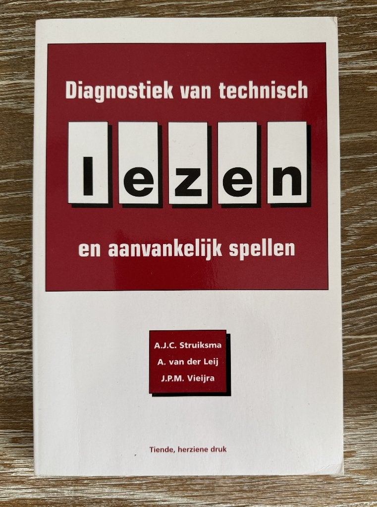 Diagnostiek van technisch lezen en aanvankelijk spellen, Boeken, Ophalen of Verzenden, Alpha, Zo goed als nieuw, HBO