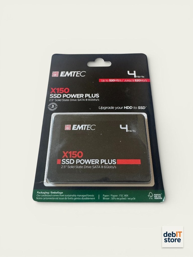 Emtec X150 4tb SSD (Nieuw - Garantie - BTW), EMTEC, Nieuw, Info@debitstore.nl, Ophalen of Verzenden