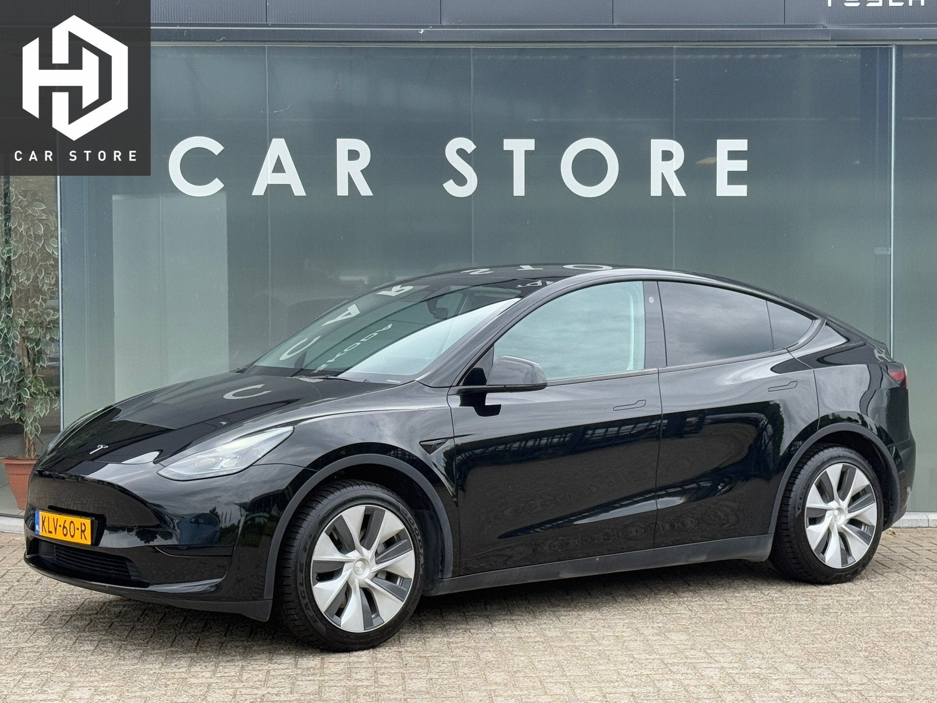 Tesla MODEL Y RWD 58 kWh 98% SOH LFP Autopilot Dealer Onderh, Auto's, Tesla, Automaat, Achterwielaandrijving, Gebruikt, Zwart