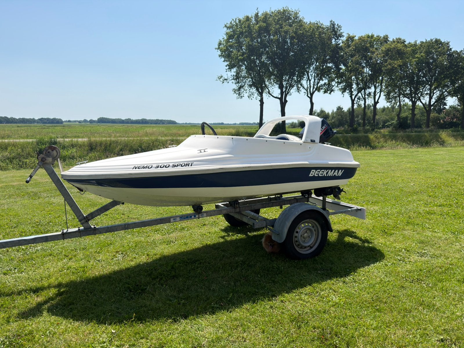 Beekman Nemo 300 Sport | Suzuki 5 PK 4-takt | trailer, Ophalen, 5 pk, Beekman, Zo goed als nieuw