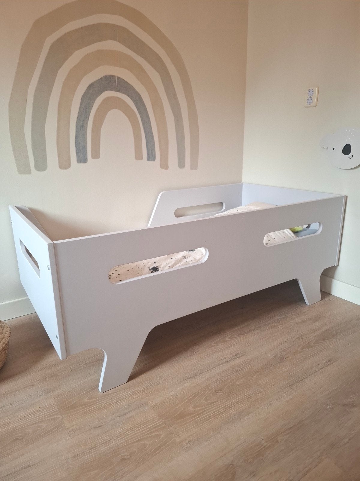 Mooi peuterbed, Kinderen en Baby's, Ophalen, 70 tot 85 cm, 140 tot 160 cm, Zo goed als nieuw
