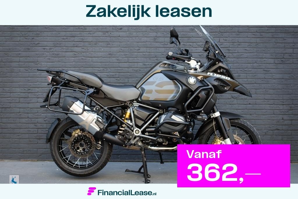 BMW R 1250 GS Adventure Exclusive Kalamata / Zwart optiek!, Motoren, Motoren | BMW, 1254 cc, Bedrijf, Handvatverwarming, Meer dan 35 kW