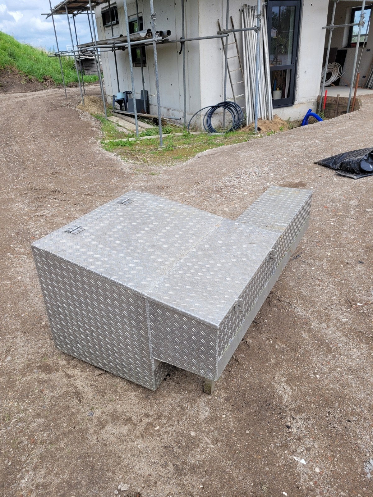 Aluminium Opbergkist / Gereedschapskist, Gebruikt, 100 cm of meer, 60 cm of meer, Bak of Kist