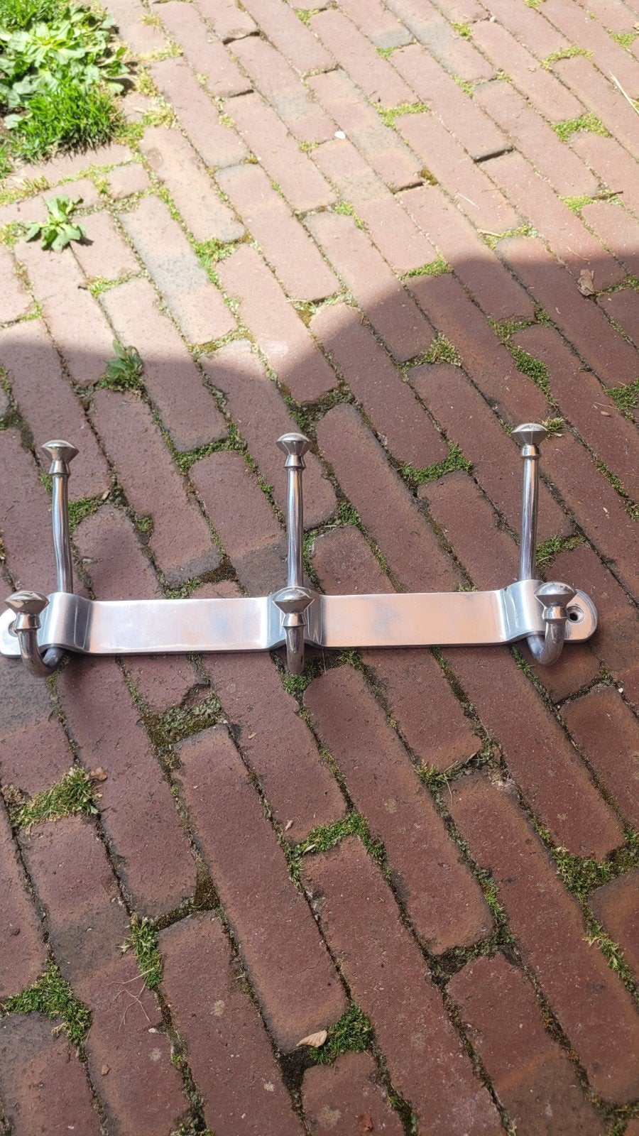 Metalen zilverkleurige kapstokken, Huis en Inrichting, Ophalen of Verzenden, Metaal, Wandkapstok, Minder dan 100 cm
