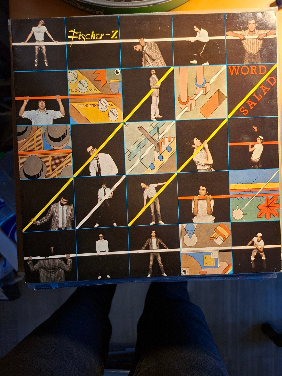 Fischer-Z - Word Salad LP (1979) - Pop/New Wave, Ophalen of Verzenden, Gebruikt, Pop, Album