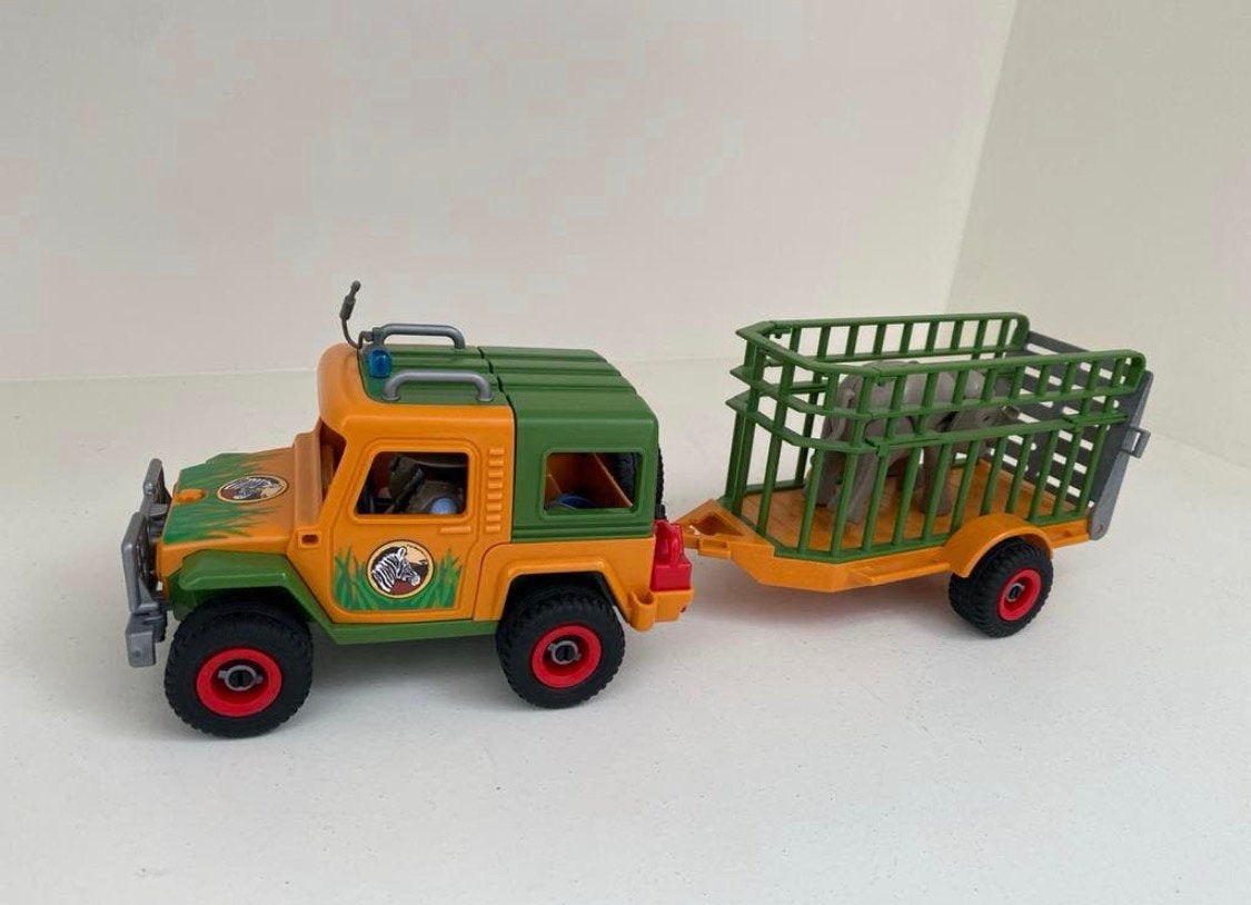 Playmobil Rangers auto en aanhangwagen (6937), Ophalen of Verzenden, Zo goed als nieuw