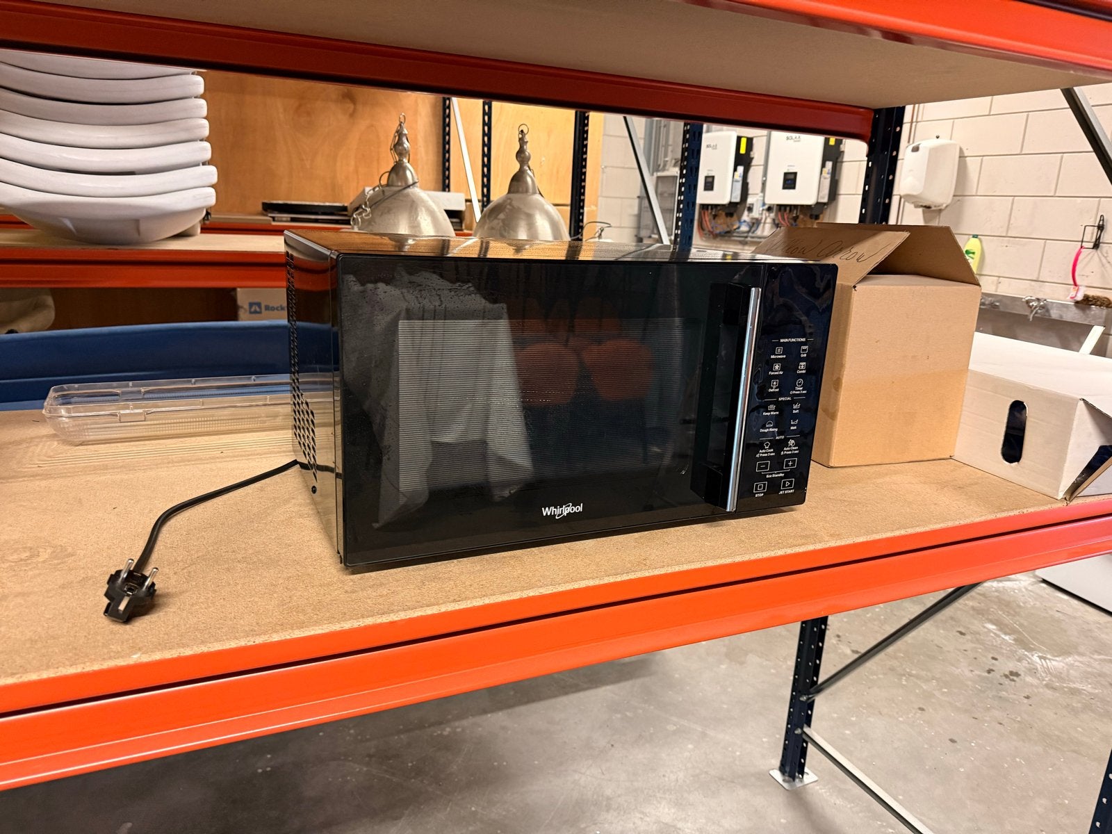 Whirlpool MWP 295 B Combimagnetron - Zo goed als nieuw, Witgoed en Apparatuur, Magnetrons, Ophalen, Combimagnetron, Grill, Zo goed als nieuw