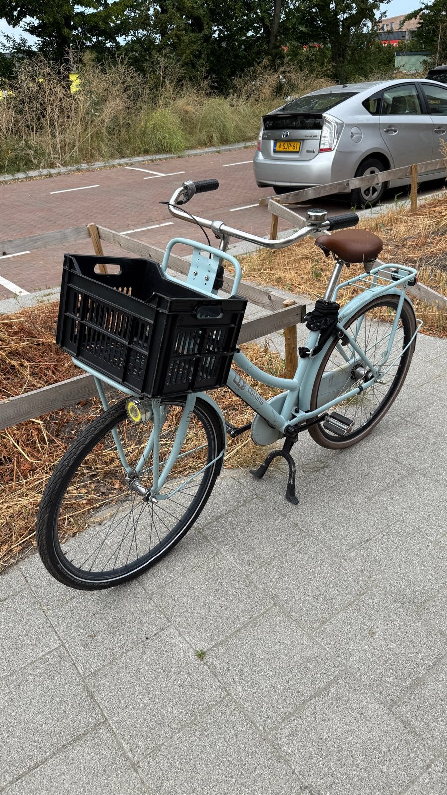 Cortina U4 - Lichtblauw, Terugtraprem, Gebruikt, 50 tot 53 cm, Ophalen