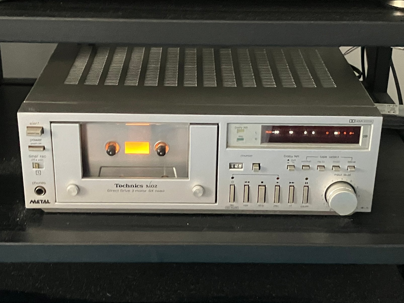 Technics RS-M02 cassettedeck, Ophalen of Verzenden, Enkel, Overige merken, Tiptoetsen
