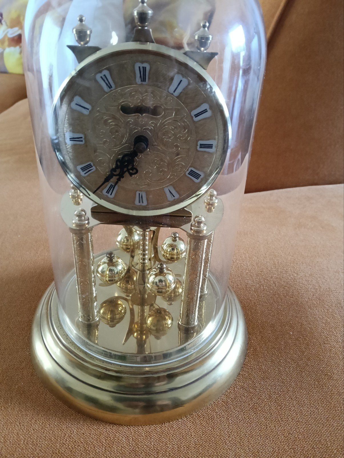 Vintage Schatz Jaren 70 Draaiende Bal Klok, Antiek en Kunst, Antiek | Klokken, Ophalen of Verzenden