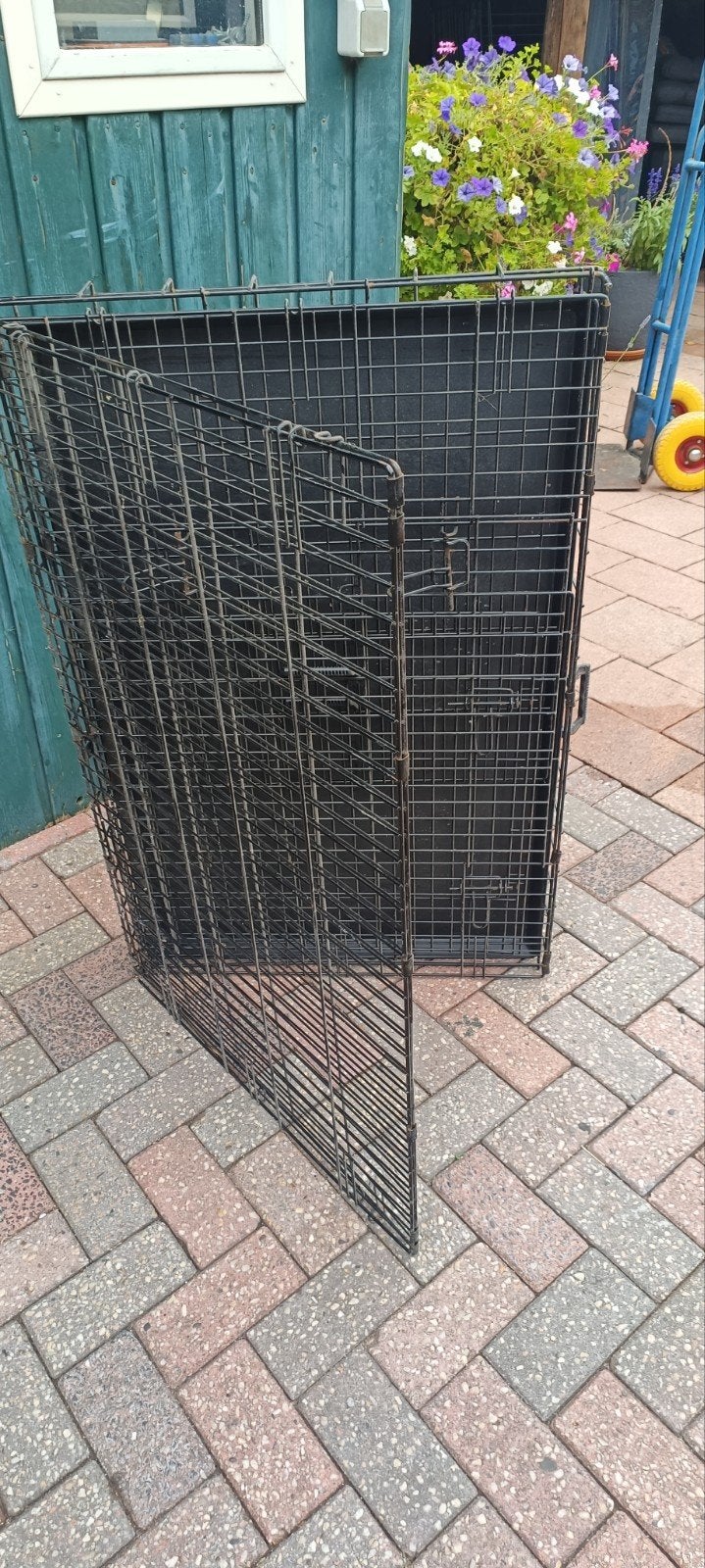 honden bench, Dieren en Toebehoren, Hondenhokken, Ophalen of Verzenden, Gebruikt, 75 tot 110 cm, 65 tot 100 cm