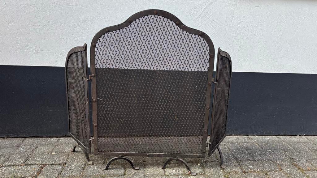 Antiek Haardscherm - Klassiek en Functioneel, Huis en Inrichting, Haarden, Ophalen, Gebruikt, Vrijstaande haard, Overige soorten