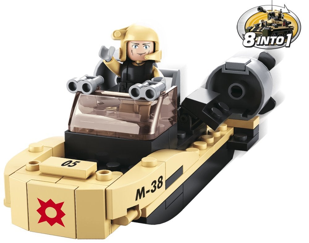 Sluban Army 8in1 M38-B0587H Aanvalsboot Assault Boat., Ophalen of Verzenden, Zo goed als nieuw, Overige merken