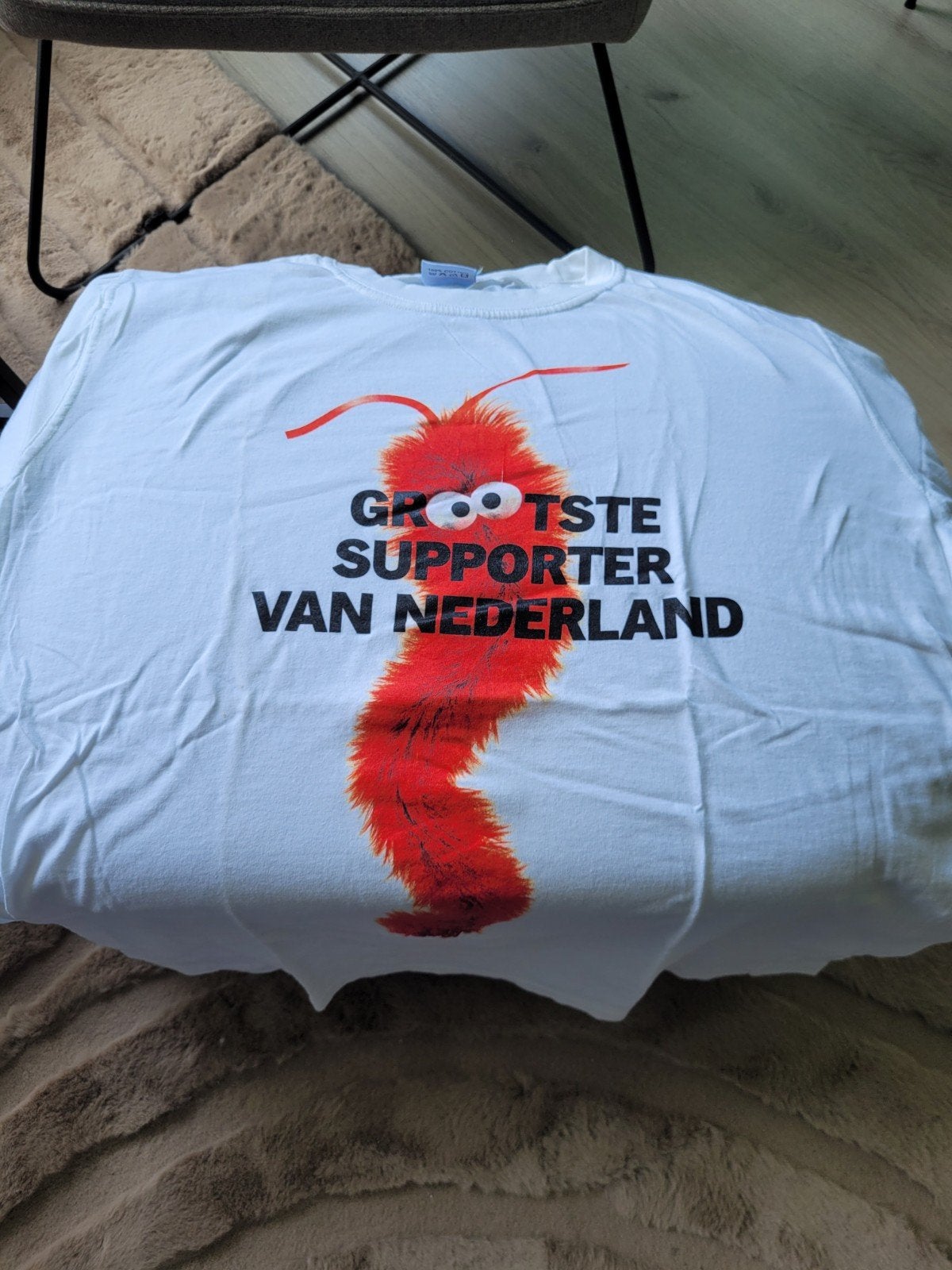 T-shirt "Grootste Supporter van Nederland" XL, Wit, Maat 56/58 (XL), Ophalen of Verzenden, John Cabot