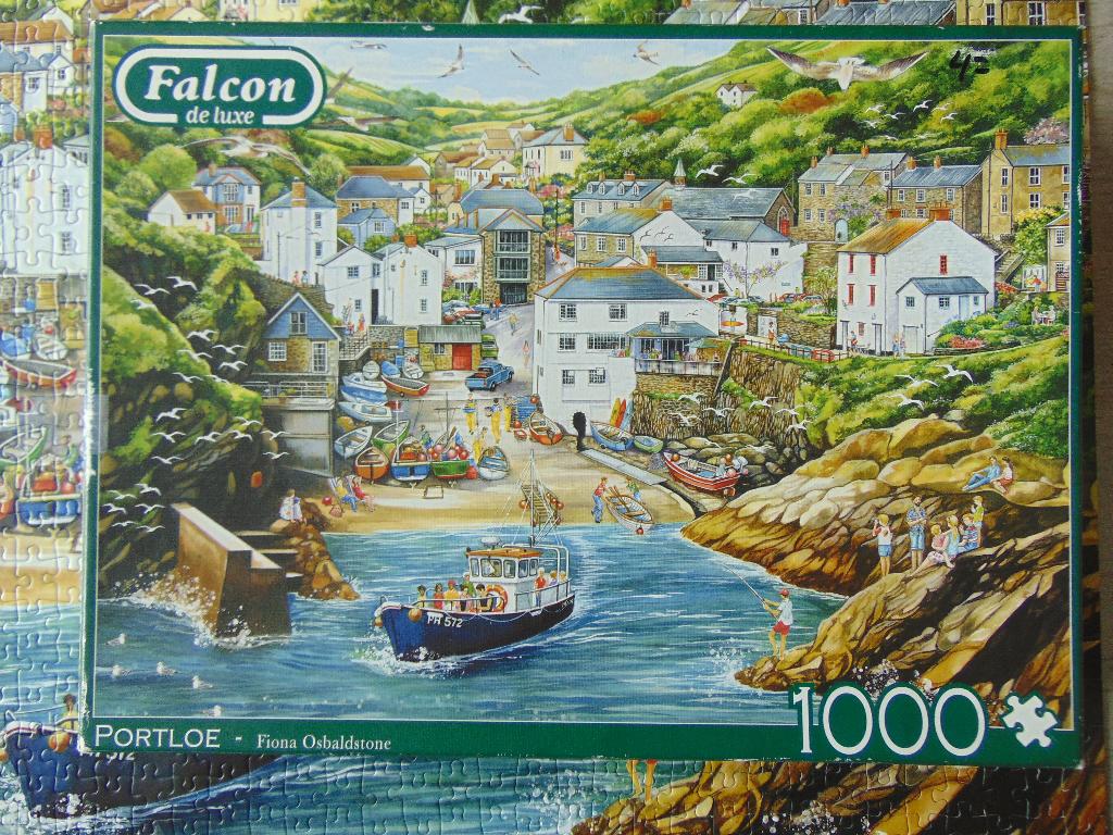Falcon de Luxe puzzel Portloe 1000 stukjes legpuzzel, Ophalen of Verzenden, 500 t/m 1500 stukjes, Zo goed als nieuw, Legpuzzel