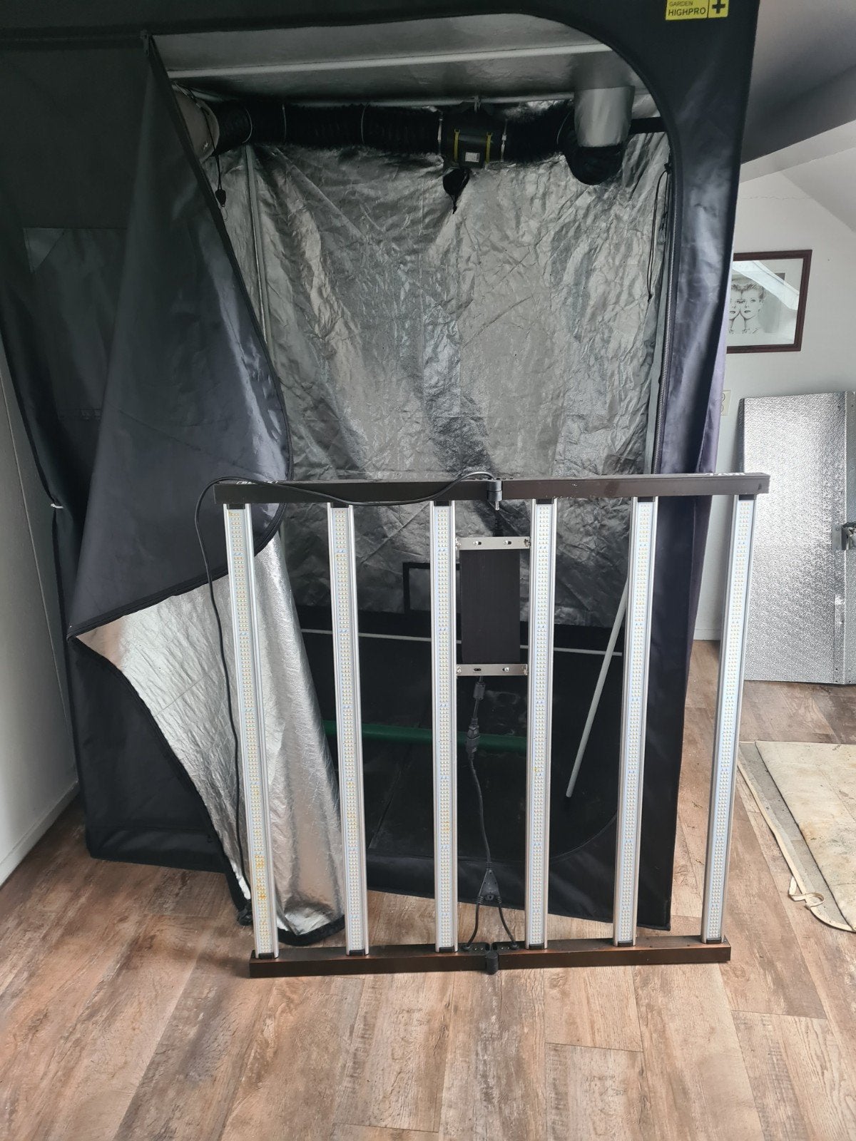Complete Kweektent Set met 720W LED Kweeklamp, Tuin en Terras, Kweekspullen, Ophalen