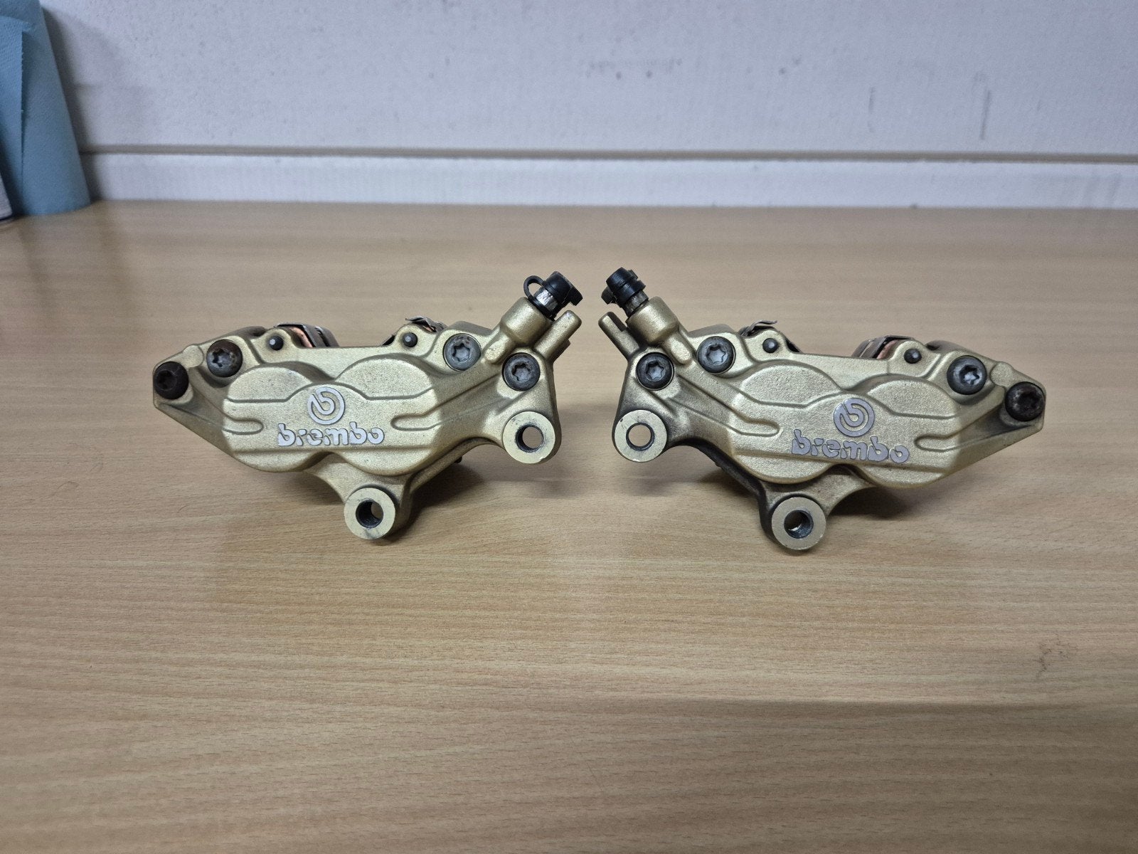 Brembo P2 Gold Remklauwen 65mm Aprilia Ducati, Motoren, Gebruikt, -, -, Brembo