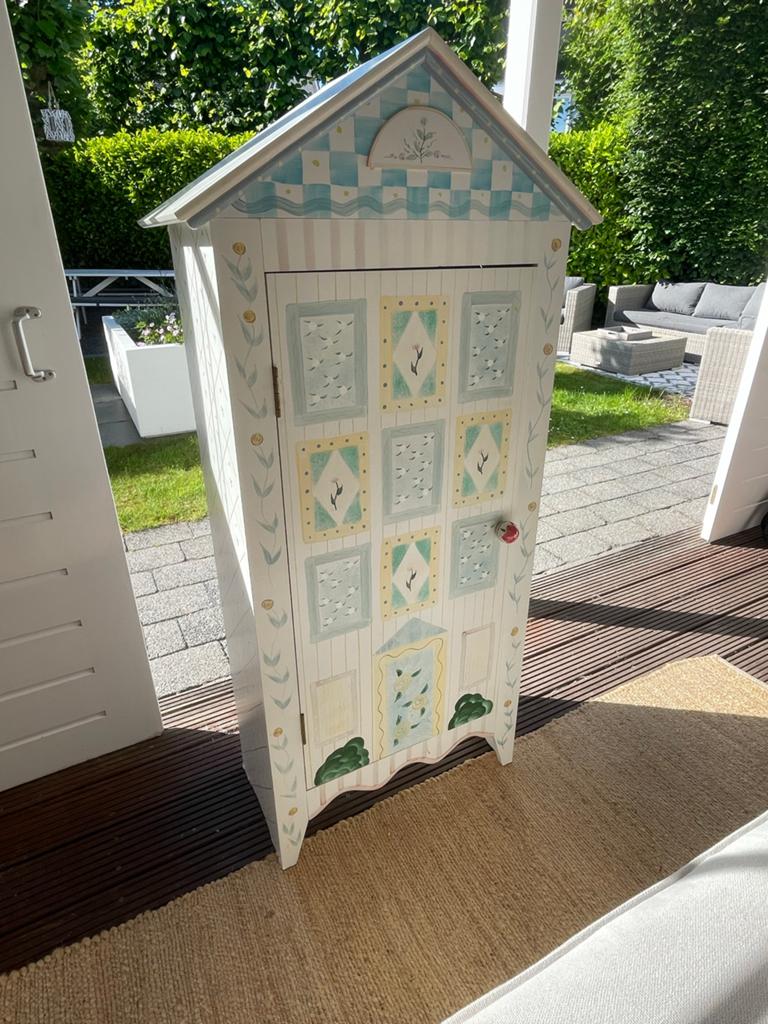 Unieke handgeschilderde cottage kinderkast, Ophalen of Verzenden, Zo goed als nieuw