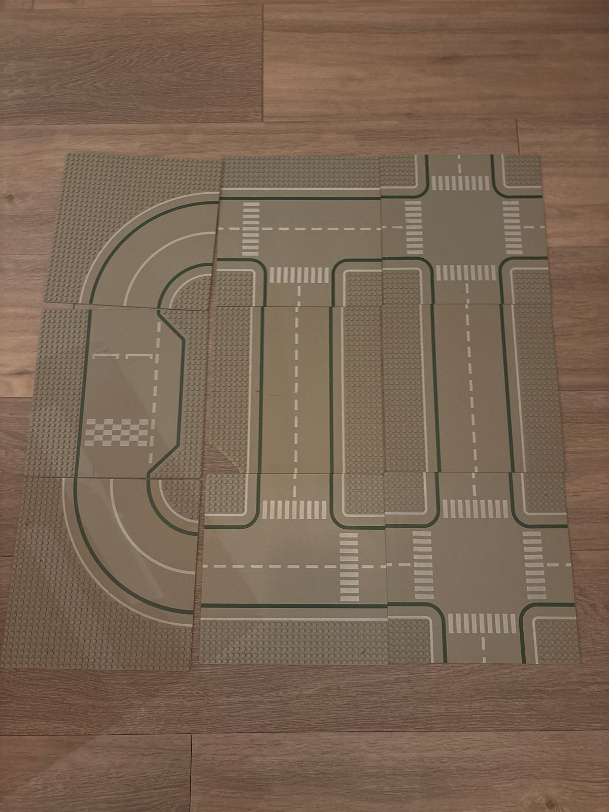 LEGO Vintage Wegplaten - Set van 9 Stuks, Ophalen of Verzenden, Gebruikt