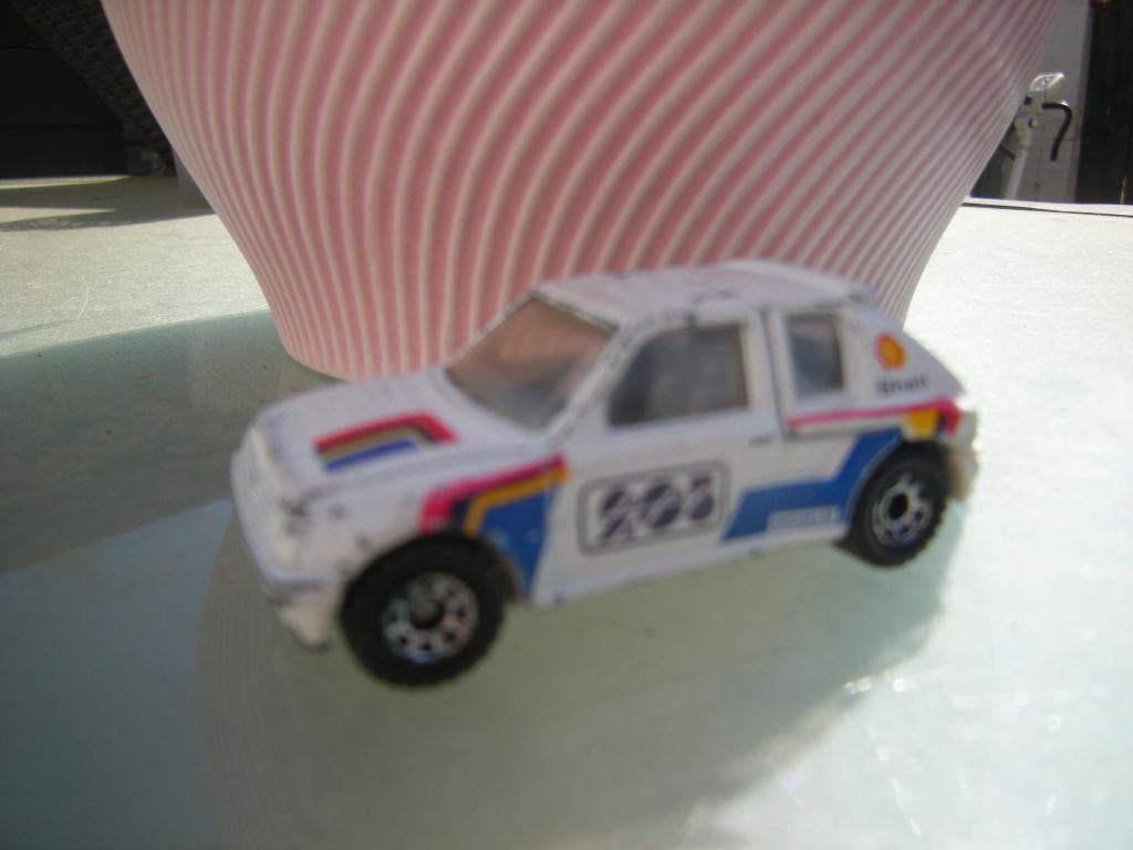 matchbox / 1984 peugeot 205 turbo 16, Ophalen of Verzenden, Gebruikt, Auto