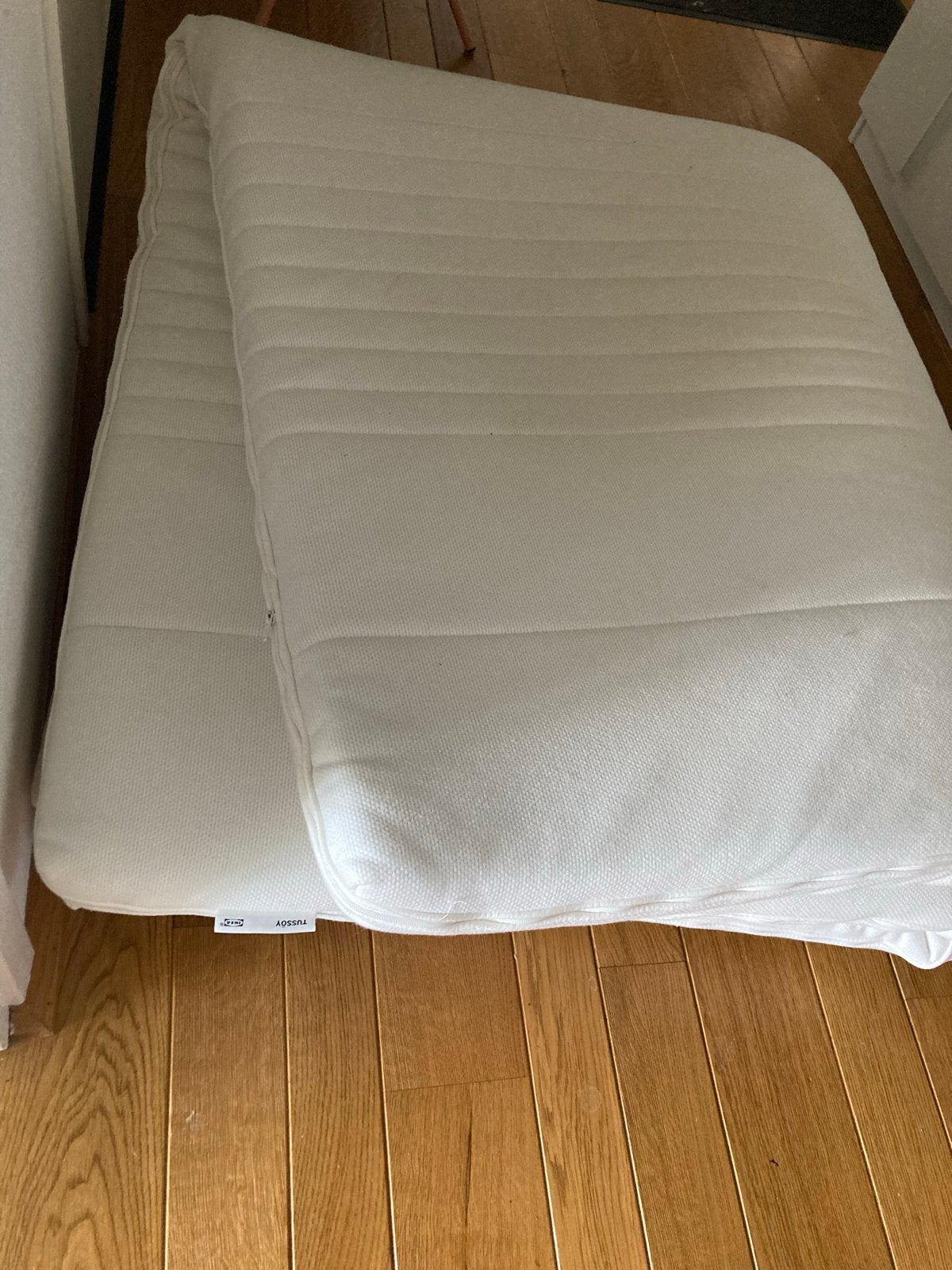 Topper TUSSÖY IKEA - 3 jaar oud, gratis af te halen, Ophalen, Gebruikt, Tweepersoons, Matras