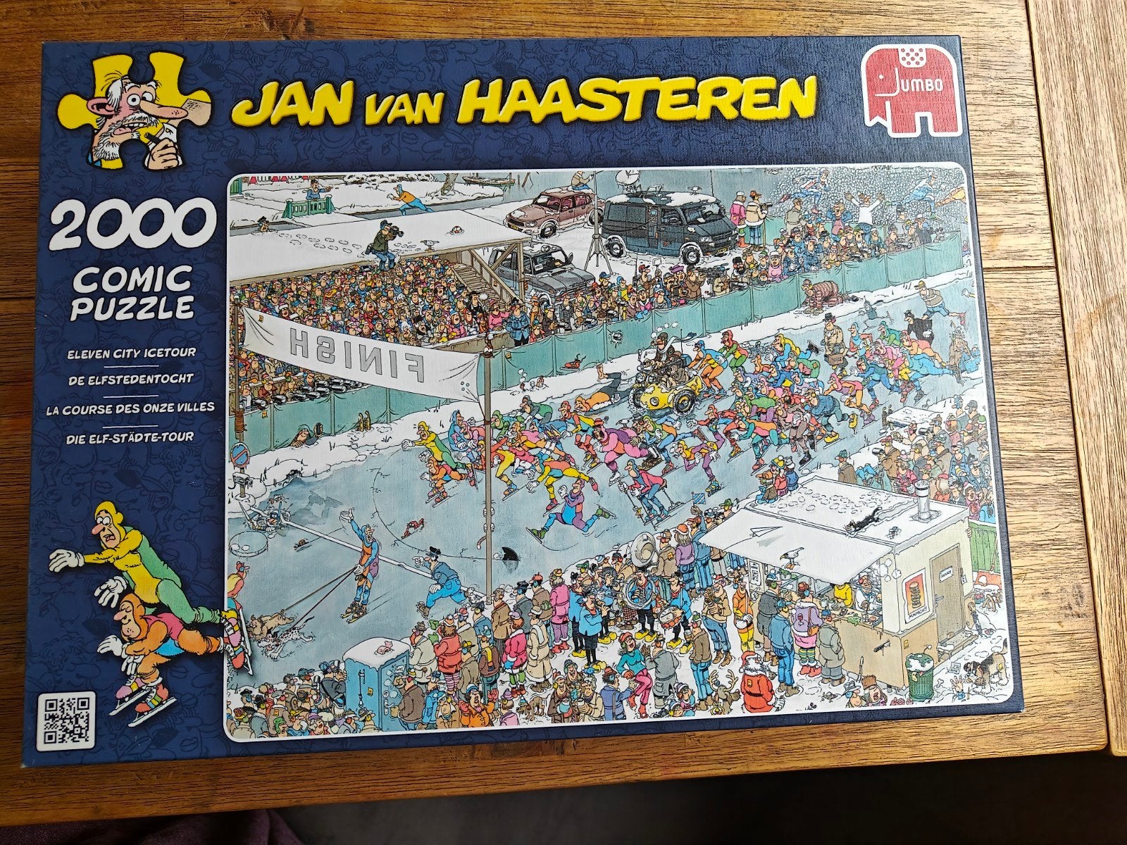 Jan van Haasteren Elfstedentocht 2000 stukjes, Ophalen, Meer dan 1500 stukjes, Zo goed als nieuw, Legpuzzel