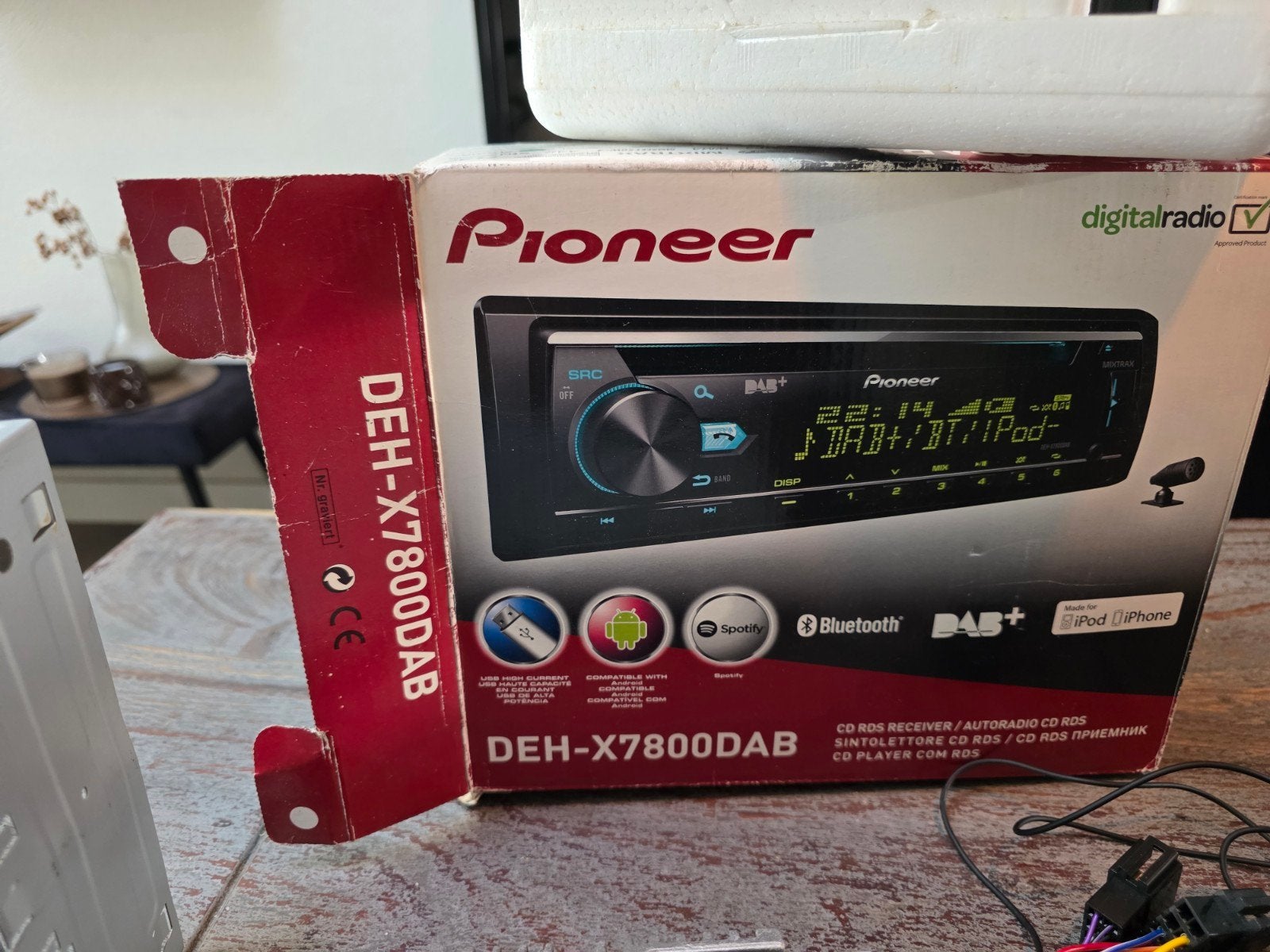pioneer DEH-X7800DAB autoradio., Ophalen of Verzenden, Zo goed als nieuw