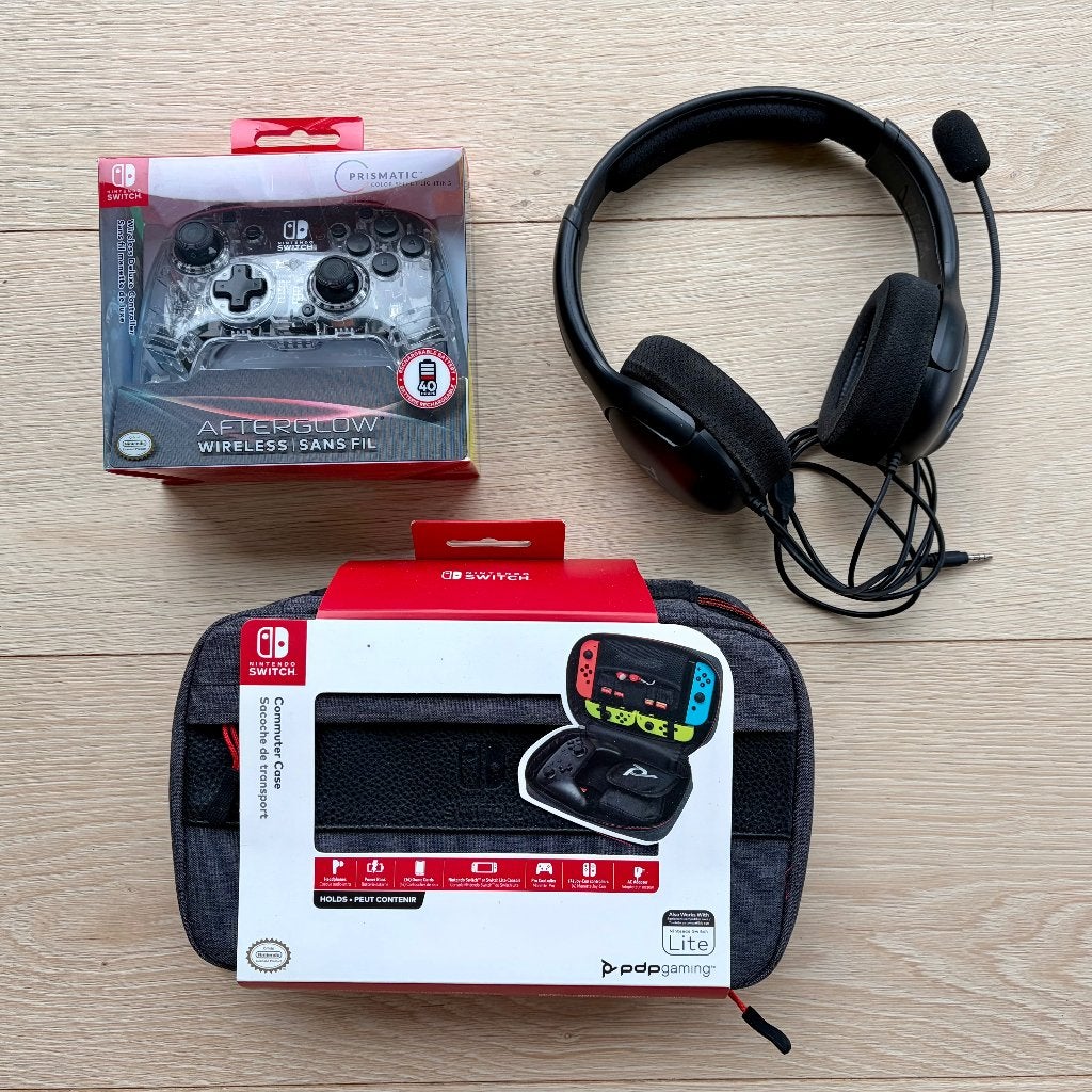 PDP Gaming Set voor Nintendo Switch..., Overige controllers, Ophalen of Verzenden, Zo goed als nieuw, Draadloos