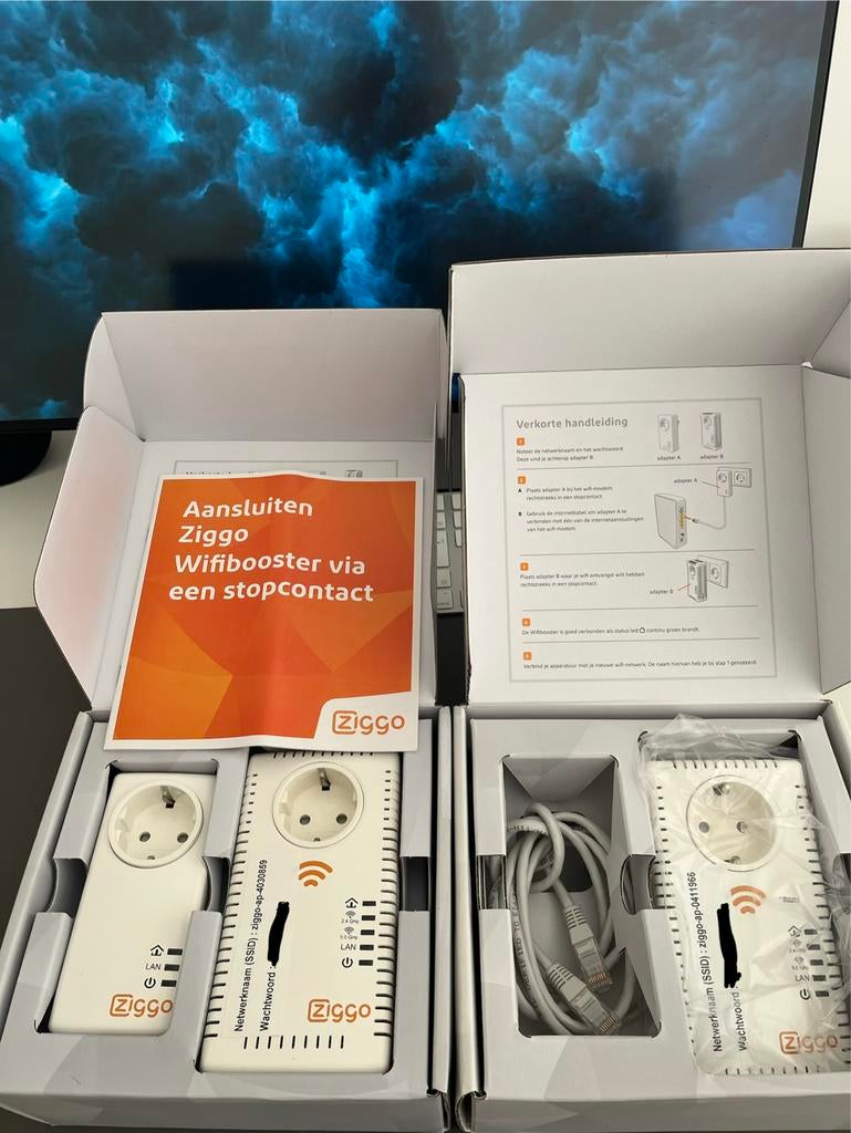 Ziggo Wifibooster via stopcontact - Nieuwstaat, Ophalen of Verzenden, Nieuw