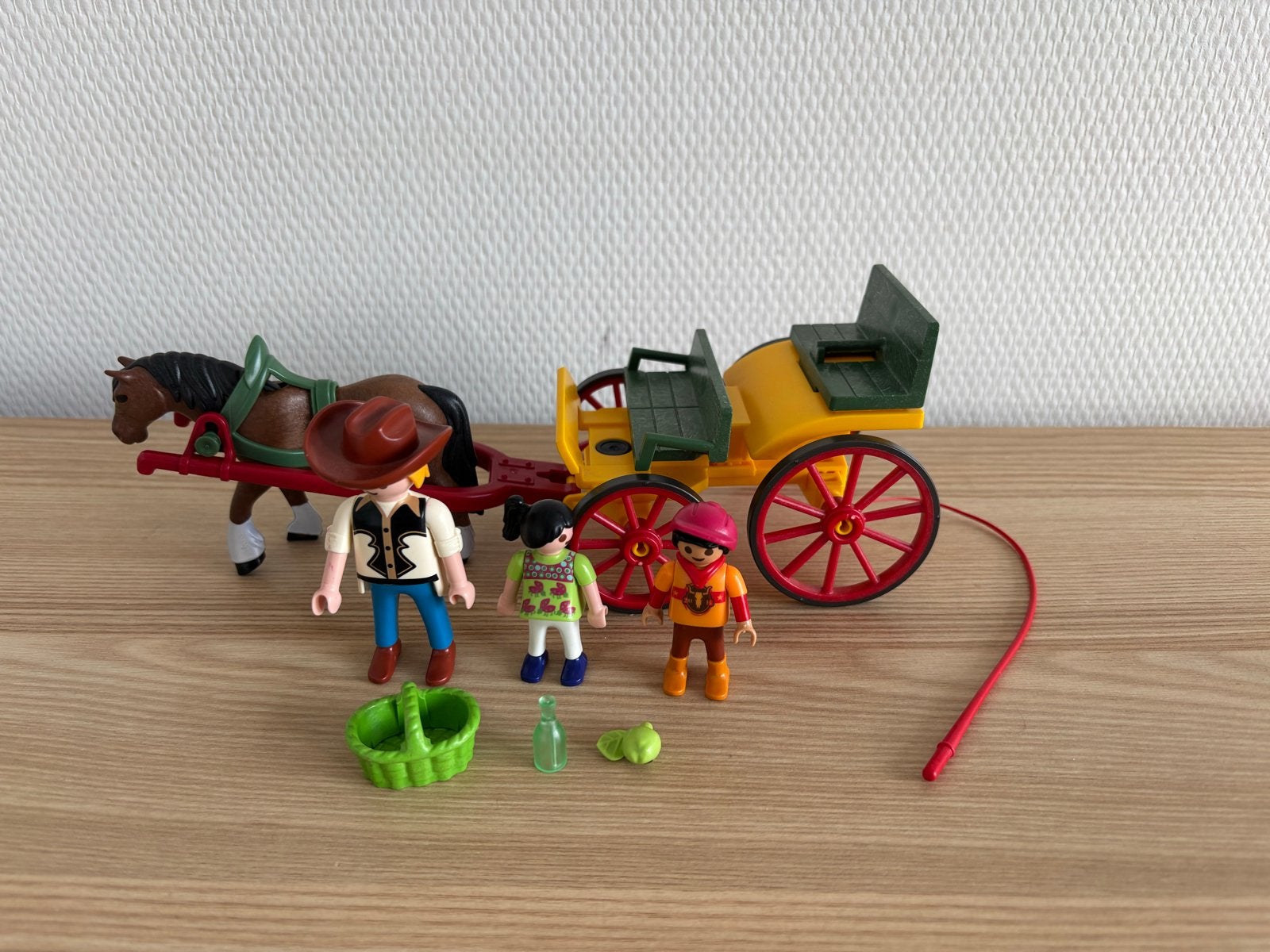 Playmobil Paard en Kar met Figuren en Accessoires, Ophalen of Verzenden, Gebruikt, Overige series, Voertuig