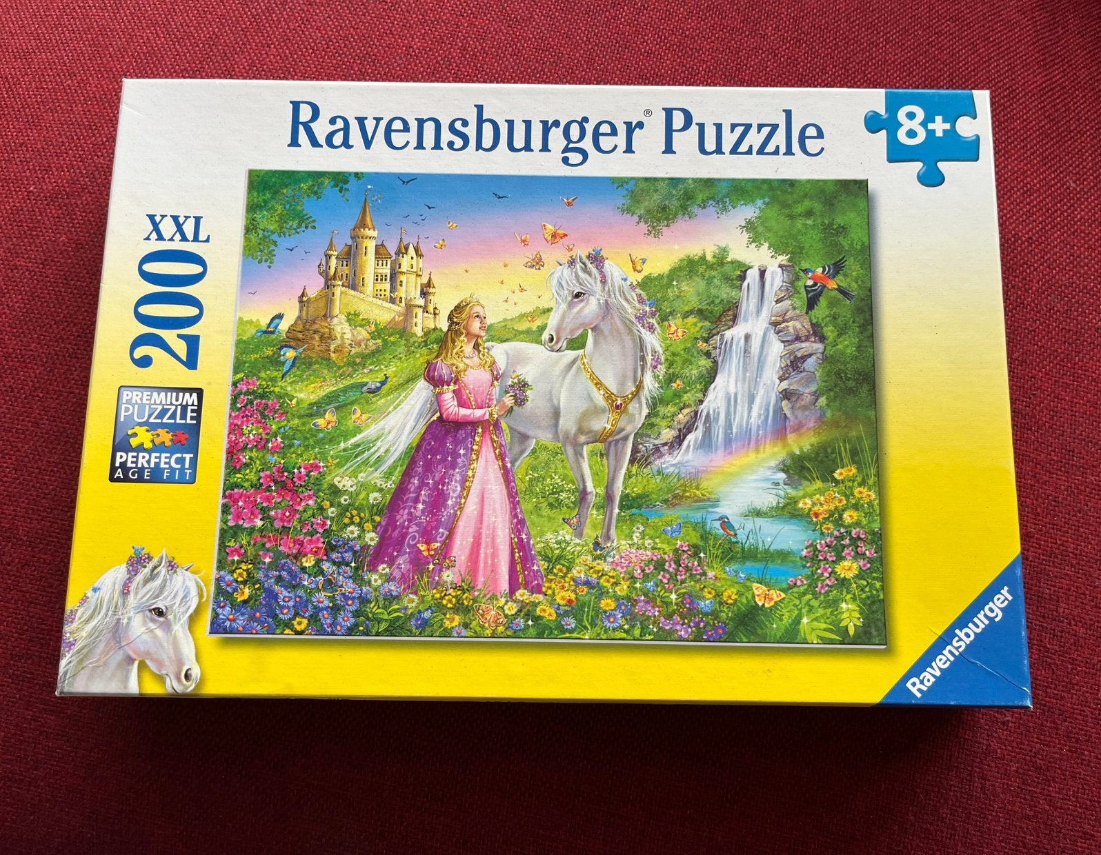 Kinderpuzzel 200 stukjes prinses & paard, Ophalen of Verzenden, Meer dan 50 stukjes, Gebruikt, 4 tot 6 jaar