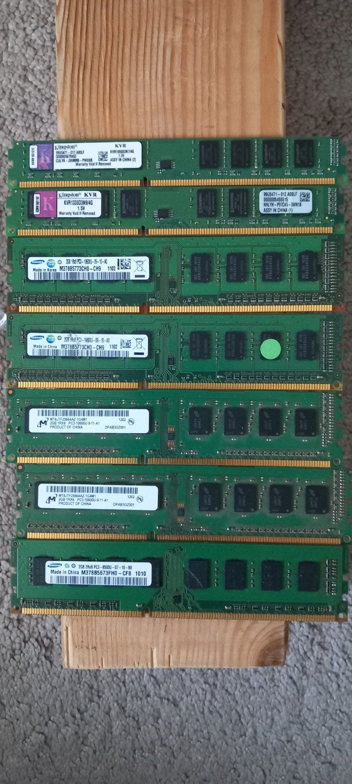 DDR3 RAM geheugen, Computers en Software, RAM geheugen, Ophalen of Verzenden, Gebruikt, DDR3, Desktop