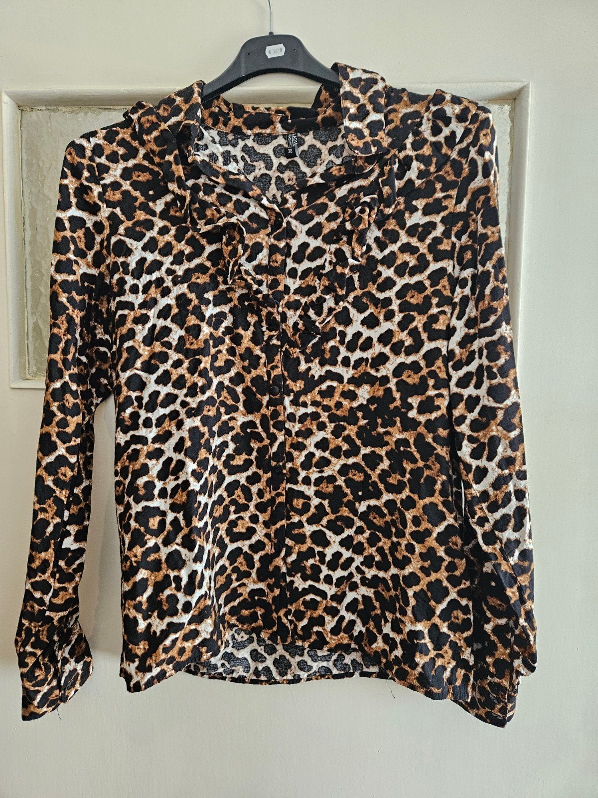 Blouse met panterprint, Ophalen of Verzenden, Zo goed als nieuw