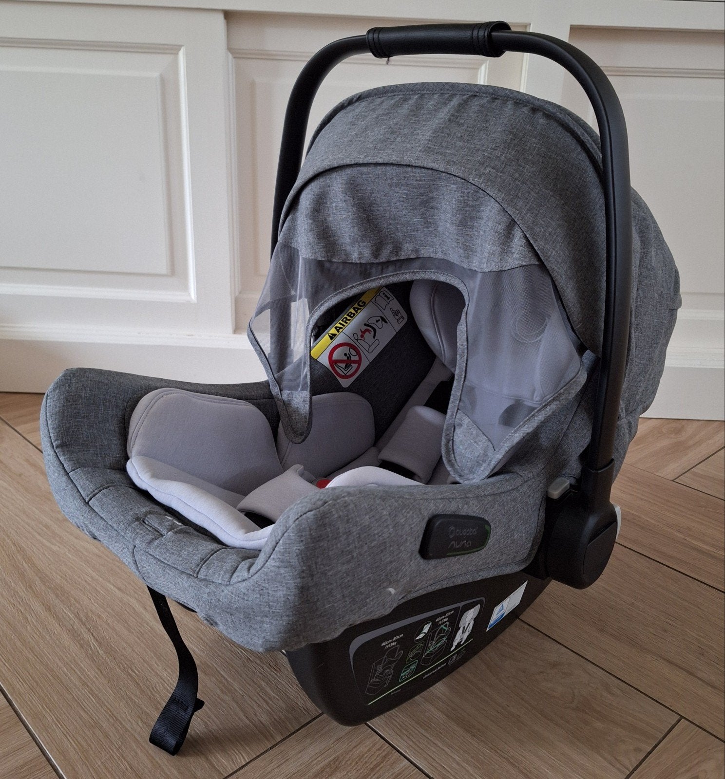 Bugaboo Turtle Air by Nuna autostoel + isofix base, Zo goed als nieuw, Isofix, 0 t/m 13 kg, Ophalen
