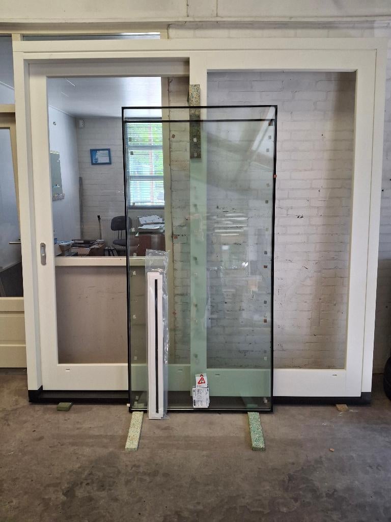 Hefschuifpui hout mahonie, Ophalen, Nieuw, Inclusief glas, 225 cm of meer
