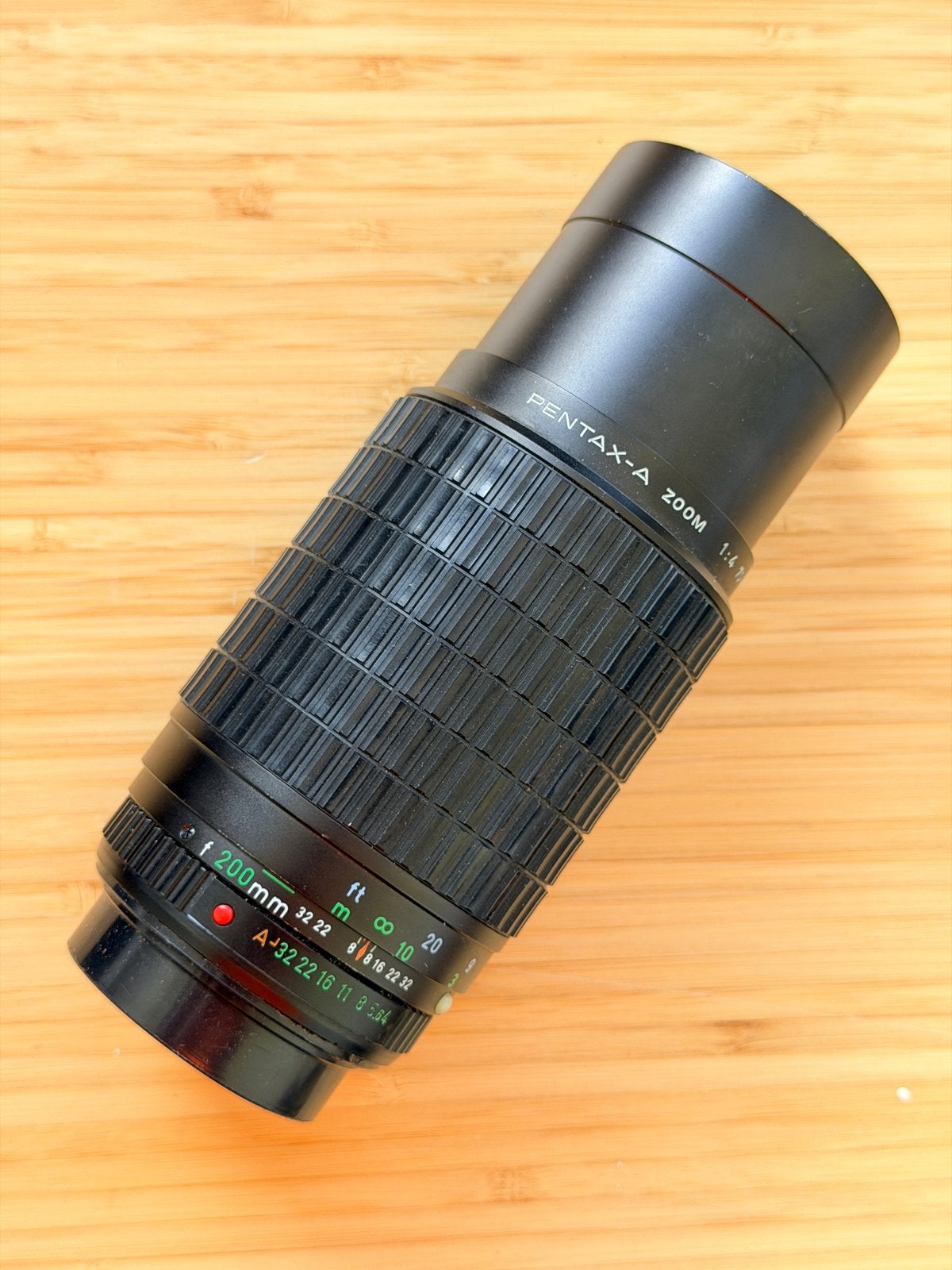 Pentax-A Zoom 1:4 70-200mm lens, Gebruikt, Pentax K-mount, Handmatige focus, Telelens