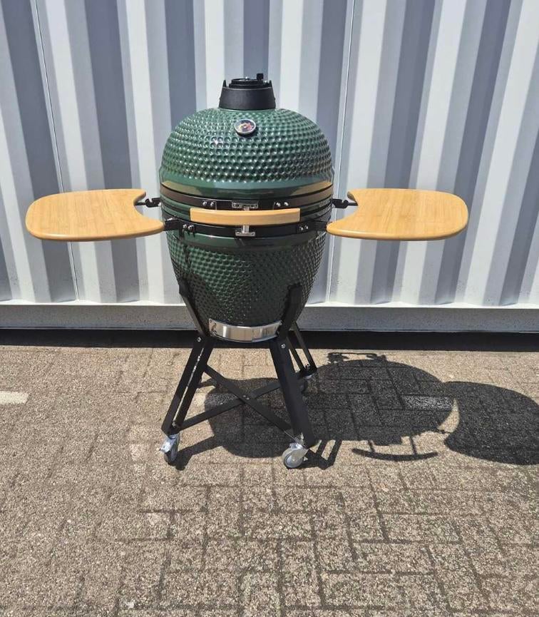 NIEUW IN DOOS Kamado 21 inch BBQ, Tuin en Terras, Houtskoolbarbecues, Ophalen, Nieuw, Met accessoires