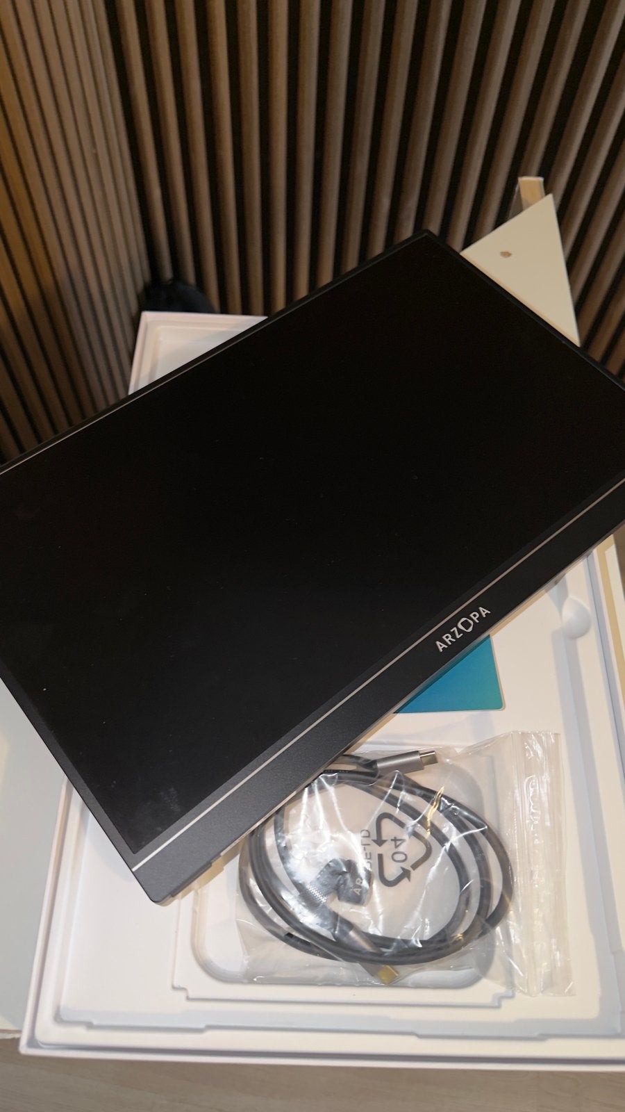 Arzopa Draagbare Monitor 16 inch Full HD USB-C HDMI, HDMI, IPS, Nieuw, Full HD