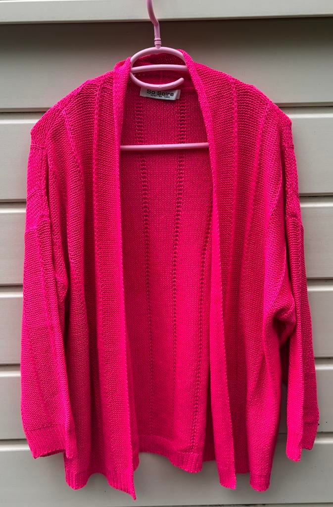 Roze vest, Ophalen of Verzenden, Zo goed als nieuw, Maat 38/40 (M), Roze