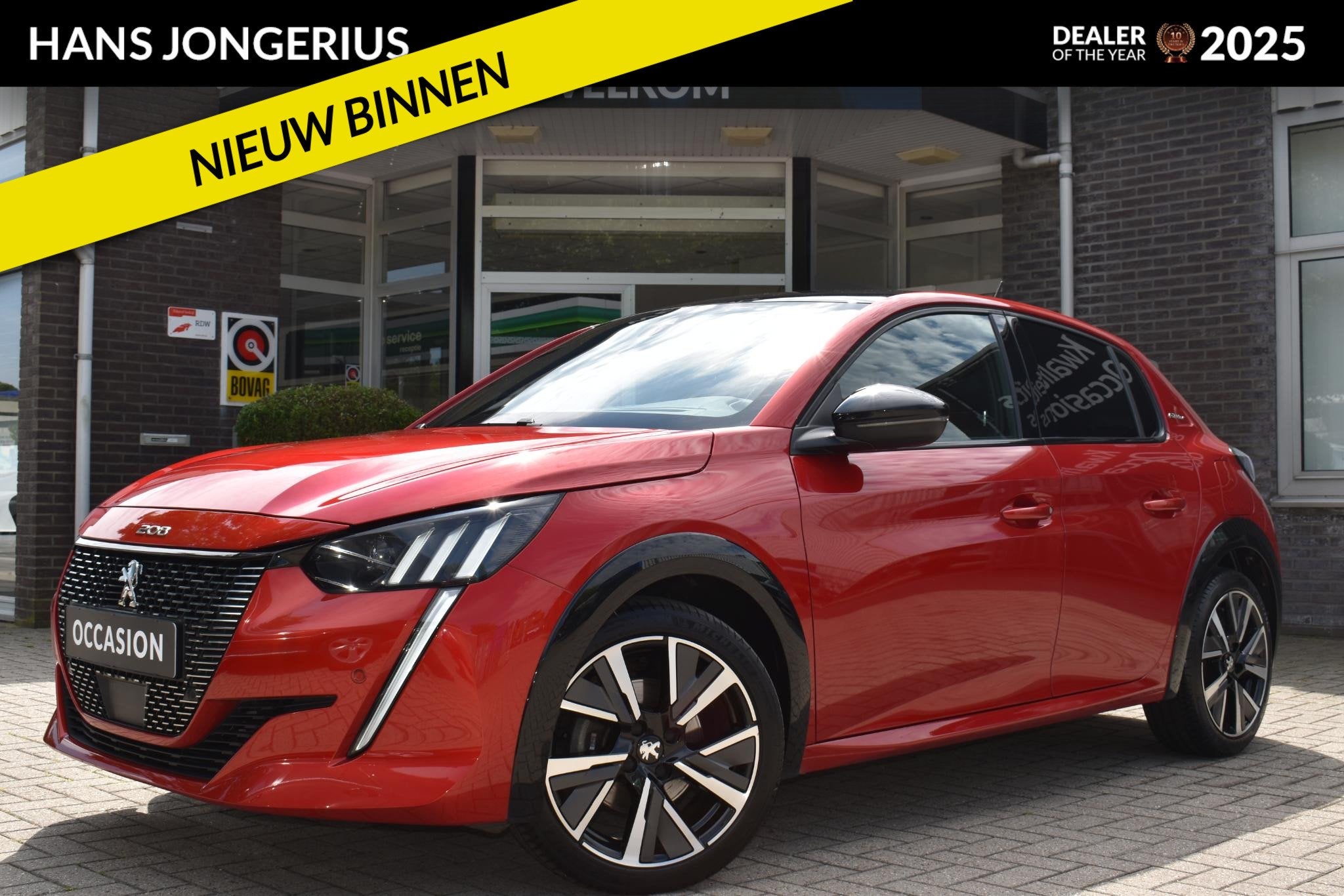 Peugeot 208 GT-Line | NIEUWSTAAT | NIEUWE RIEM | LAGE KILOME, Auto's, Voorwielaandrijving, Gebruikt, Euro 6, Leder en Stof