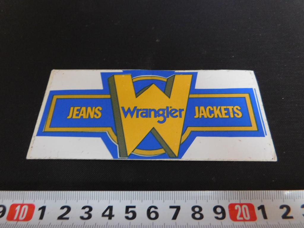 sticker WRANGLER Jeans Jackets  GD335 *, Verzamelen, Stickers, Zo goed als nieuw, Ophalen