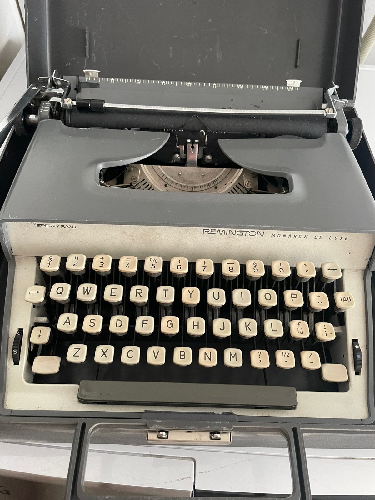 Typemachine Remington, Ophalen, Gebruikt