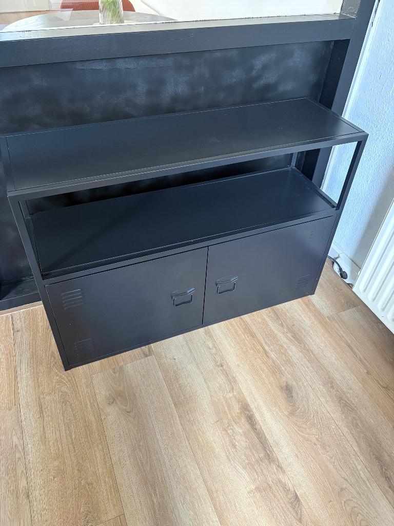 Dressoir industrieel zwart, Ophalen, Gebruikt