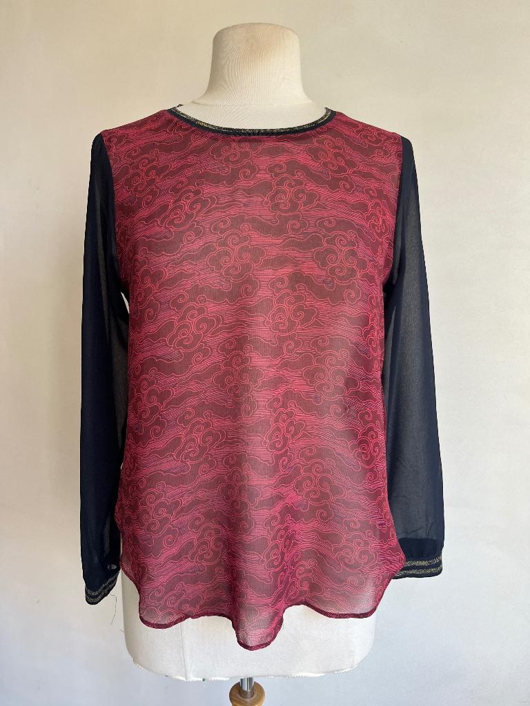 scotch & soda top maat 1, Verzenden, Scotch & Soda, Zo goed als nieuw, Lange mouw
